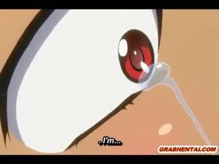 Hentai elf blir manhood mjölk filling henne hals av getto monsters