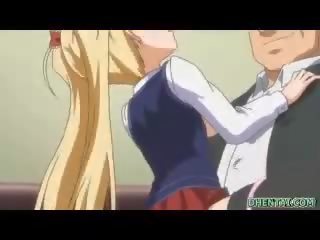 Busty hentai sweetheart assfucked in the classroom