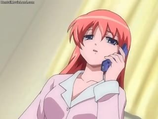 Captivating And groovy Redhead Anime cookie Sucks Part5