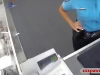 Big Tits Police Officer Sucks And Fucked The Pawn Man
