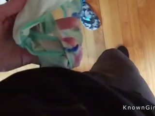 Homemade dirty film with shaved pussy teen POV