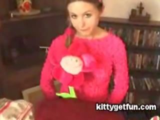 Kitty Get Fun: charming teen amateur cunt