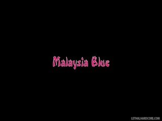 異國情調 malaysia 藍色 脫下衣服 和 職位 到 該 榻