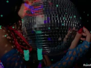 Romi Rain Disco Ball Masturbation