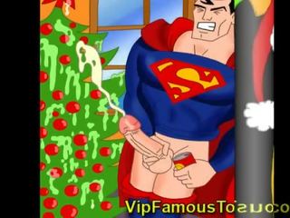Famous cartoon heroes Christmas adult video
