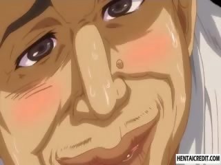 Hentai Ms Gets Facialed And Fucked By Old Pervert