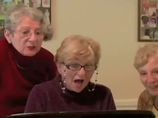 3 Grannies React To Big Black johnson adult movie film