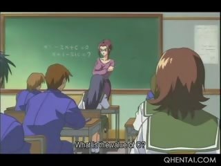 Bondage Hentai School Teacher Blowing Her Students peter