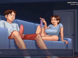 Summertime saga - alla kön klämma scener i den spel - enormt hentai tecknad animerad smutsiga filma sammanställning upp till v0 18 5