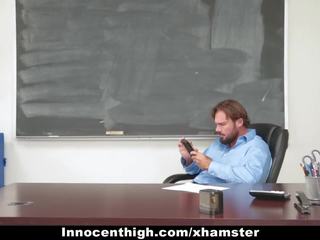 Innocenthigh - riley zvaigzne fucked līdz creepy skolotāja: pieaugušais video 17