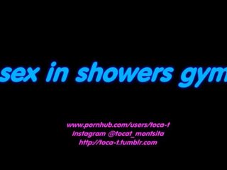 X rated film in showers gym - Toca-t