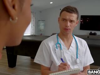 BANGBROS - Johnny The desiring Nurse Finds His Chance To Feed sedusive Sarai Minx With His hard cock