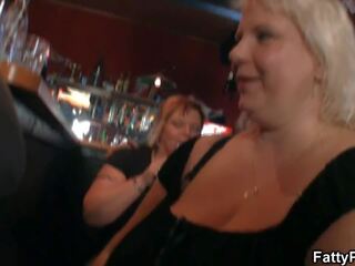 Tremendous bbw party in the bar