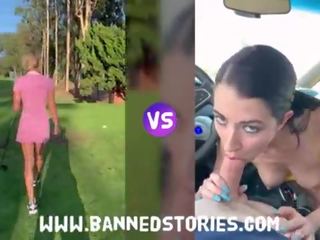 Bnds video&colon; golfia girls&colon; gabbie carter vs alex coal