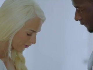 Blonde teen first experience with dominant Black stud-Part2 on Jerkicho.com