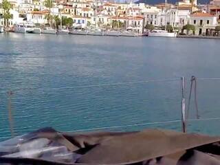 Risky Blowjob on Sailing Boat in Greece, adult clip de