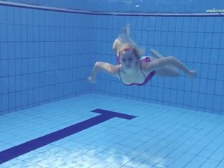 Elena Proklova Underwater Mermaid in Pink Dress: HD dirty video f2