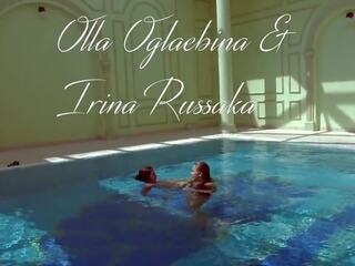 Olla Oglaebina and Stefanie Moon – sedusive Nude Girls in the Pool