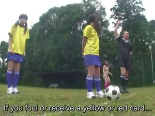 Subtitled enf cmnf japonská nudistický fotbal penalty hra vysoká rozlišením