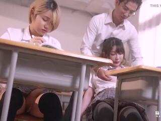 Model Tv - Summer Exam Sprint: School Uniform Blowjob sex movie feat. Han Tang by FapHouse