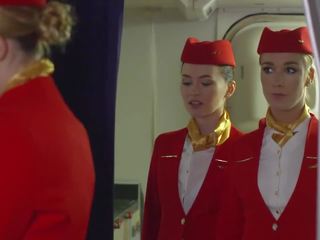 Dorcel airlines - непристойний flight attendants / непристойний flight attendants