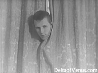 Vintaj seks filem 1950s pengintip/voyeur fuck