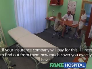 FakeHospital surgeon Accepts provocative Russians Pussy as Payment