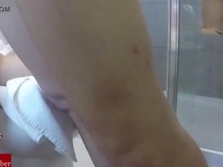 Blowjob on the toilet. Homemade show with an amateur couple fucking SAN74