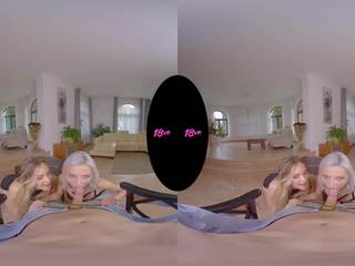 18VR Zazie Skymm & Selvaggia enchantress want your Money and Hard johnson