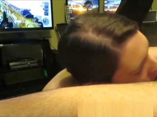 Selena22 - Sucking His Balls While He Plays Cod: HD X rated movie 9c