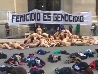 Nahé ženy protest v argentína -colour verzia: sex video 01
