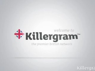 Killergram מַקסִים צרפתי בייב anissa קייט הוא א slattern מזוין ב ה שרותים