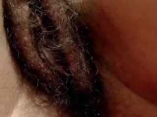 Big ripened Hairy Cunt and Gentle Clit Amateur Close-up
