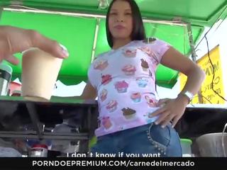 Carne del mercado - seksual curvy colombian sara restrepo picked up and fucked hard