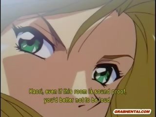 Roped Anime Coed Gets Ass Injection