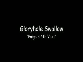 Gloryholeswallow wakil paige 4th kunjungan