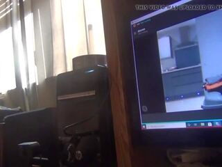 Webkamera w chiff gigantisk stroker