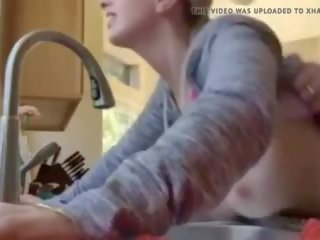 Boltonwife Taken from Behind Over the Sink Part 1: x rated clip e5