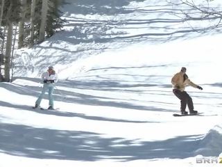 Eccitazione su skis