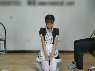 Cuffed Chinese Maid